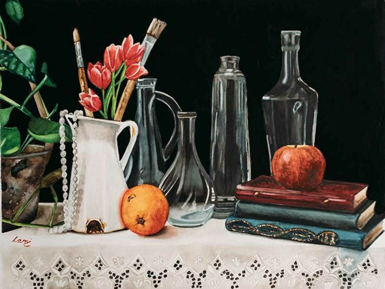 csendelet festese akvarellel tanfolyam