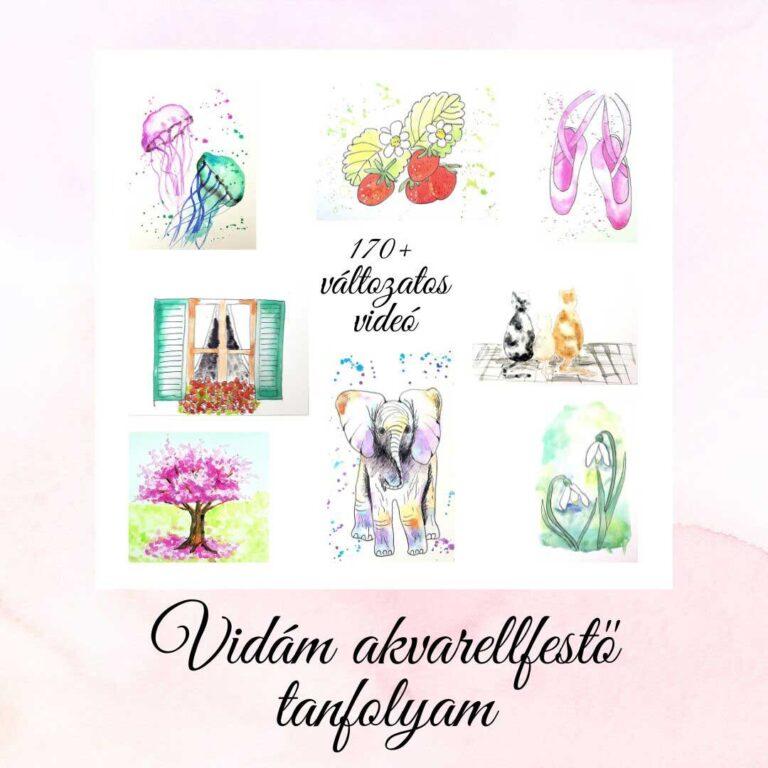 vidam akvarellfesto tanfolyam
