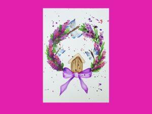 Levendula kopogtató