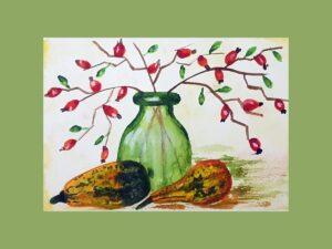 Dísztök csendélet