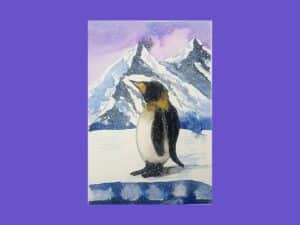 Pingvin jégtáblán
